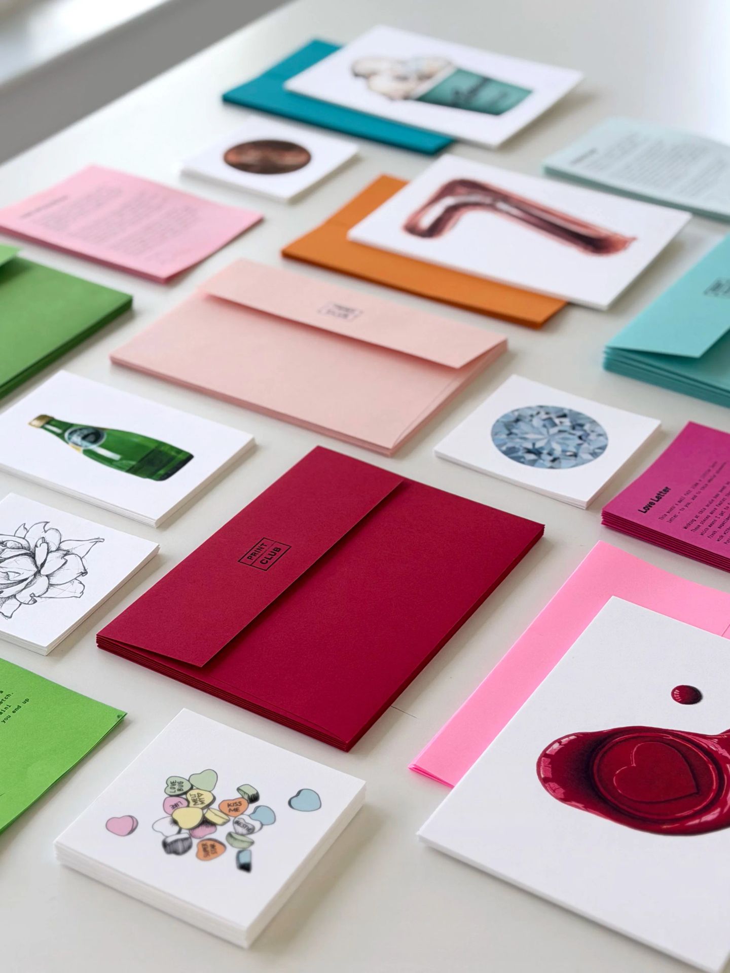 Print Club monthly mailer example