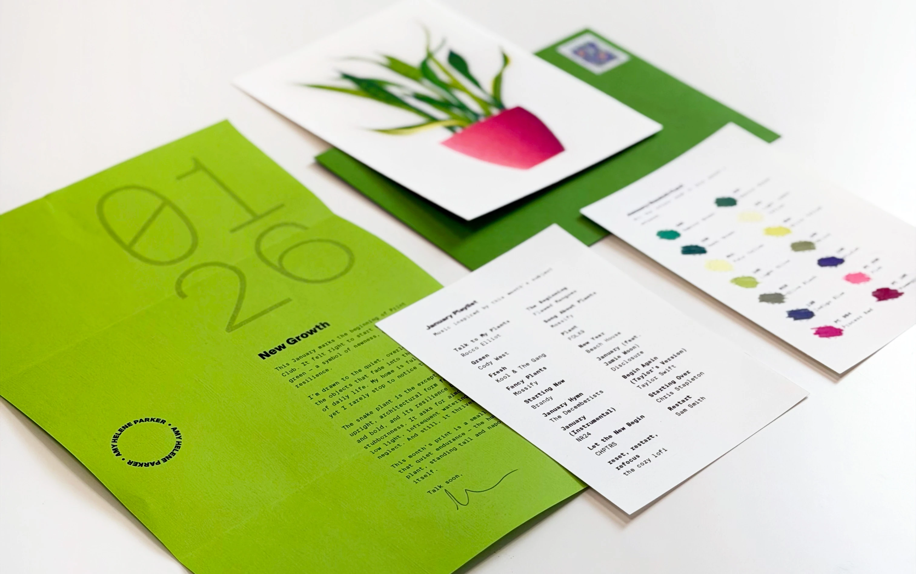 Print Club monthly mailer