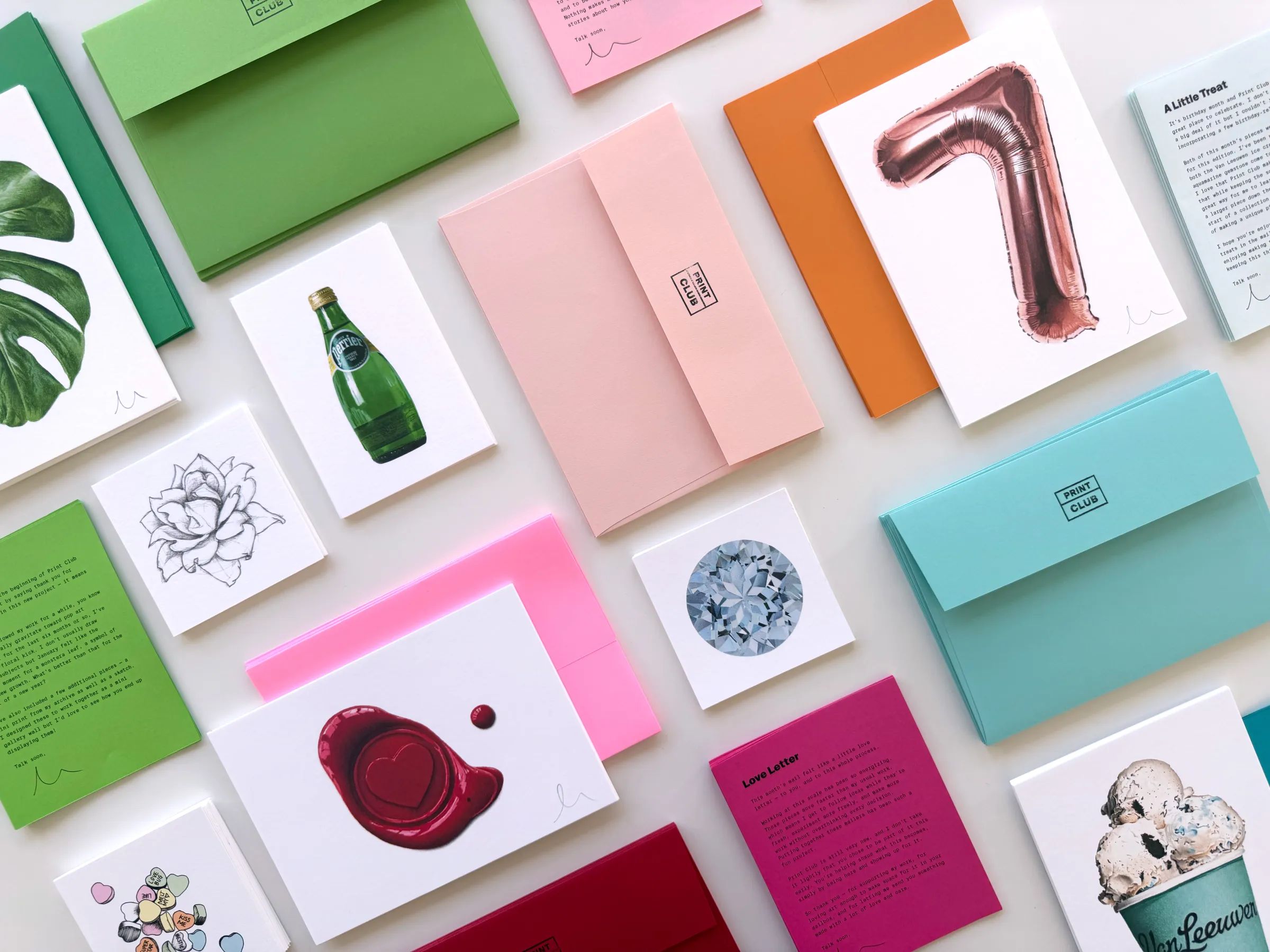 Print Club monthly mailer
